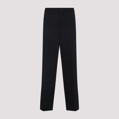 Casablanca Tailored Fit Black Trousers With Classic Waistband In Black