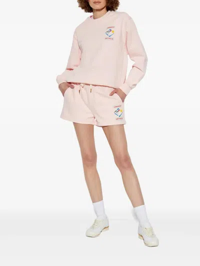 Casablanca Montaigne Graphic-print Sweatshirt In Neutral