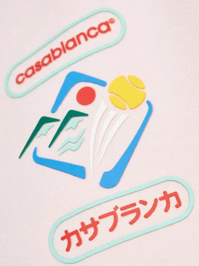 Casablanca Montaigne Graphic-print Sweatshirt In Neutral