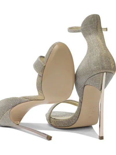 Casadei 125mm Blade Ankle-strap Sandals In Gray