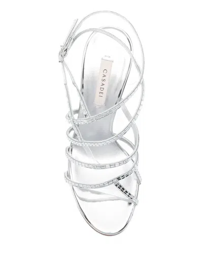 Casadei "julia" Starlway Interstellar Sandal T.100 In Silver