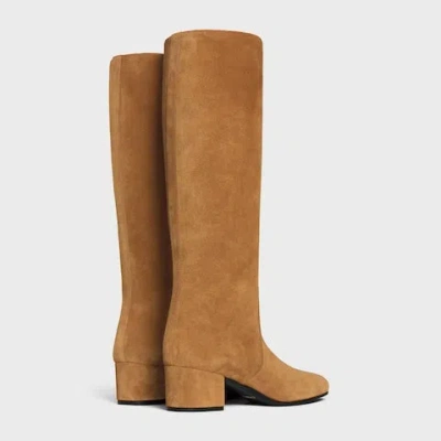 Celine High Boot In Brown