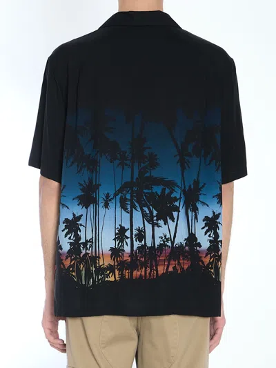 Celine Hawaiana Printed Viscose Shirt In Multi