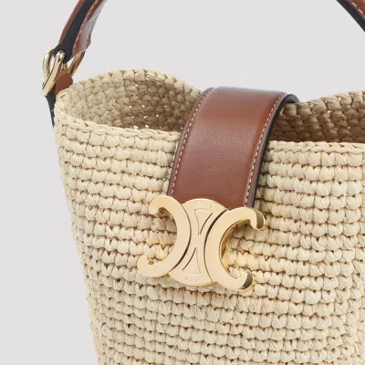 Celine Natural Louise Raffia Handbag