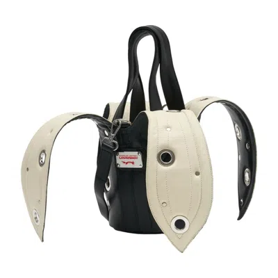 Charles Jeffrey Loverboy Banana Purse In Black