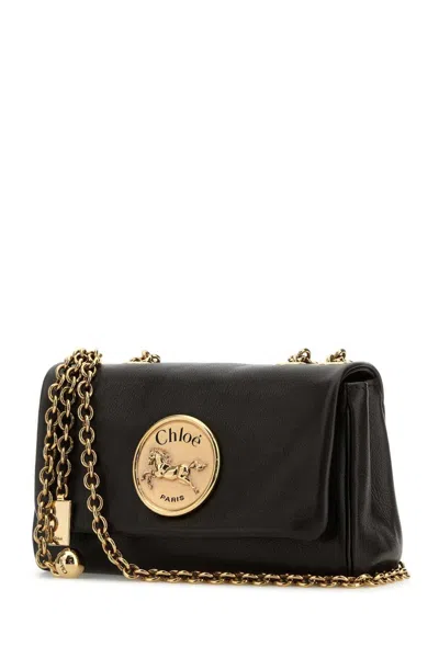 Chloé Heritage Small Shoulder Bag In Black