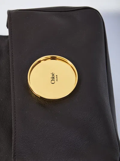 Chloé Heritage Small Shoulder Bag In Black