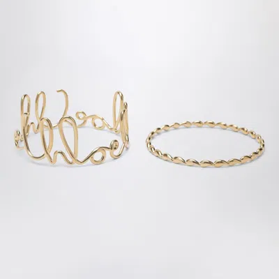 Chloé Chloe Icon Bracelet Women In Vintage Gold