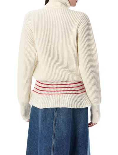 Chloé High Neck Knit In Multi