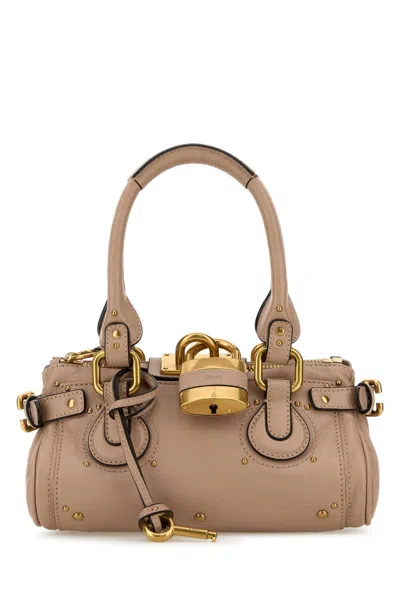 Chloé Paddington Leather Shoulder Bag In Brown