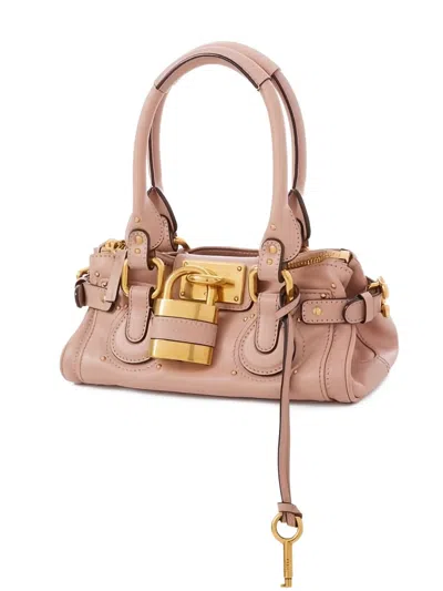 Chloé Paddington Leather Shoulder Bag In Brown