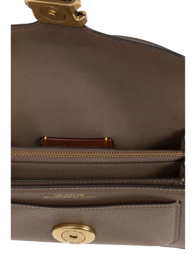 Coach Polished Pebble Leather Tabby Shoulder B In Neutral