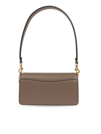 Coach Polished Pebble Leather Tabby Shoulder B In Neutral