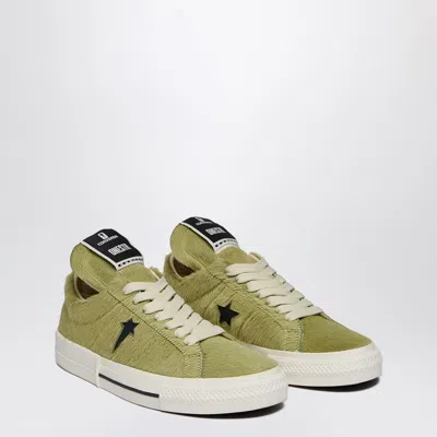 Converse X Drkshdw Acid Green Onestr Calf Hair Sneakers