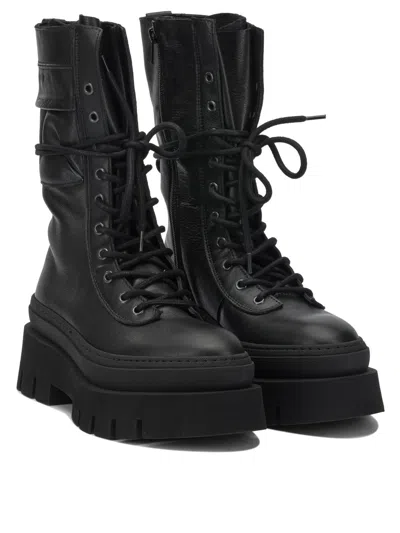 Copenhagen Cph 691 Combat Boots In Black
