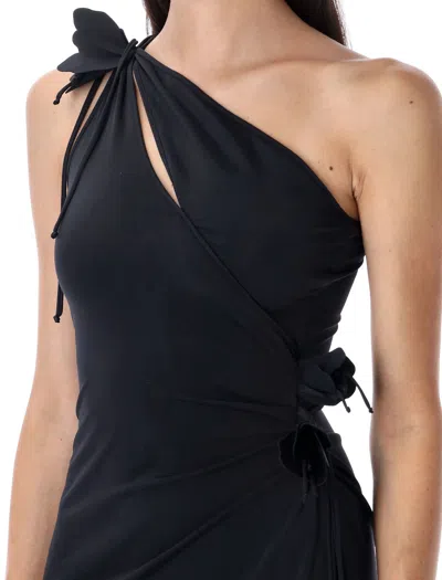 Coperni Asymmetric Flower Gown