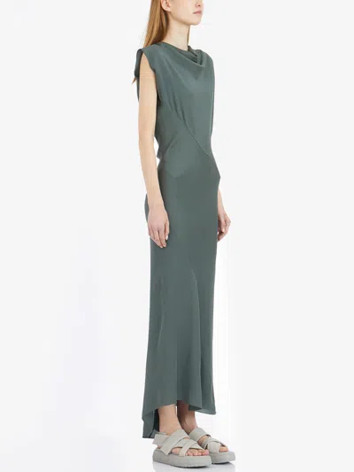 Cortana Najwa Silk Dress In Green