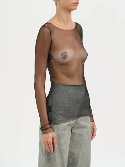 Cortana Silk Tulle Top