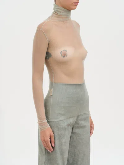 Cortana Silk Tulle Cisne Top