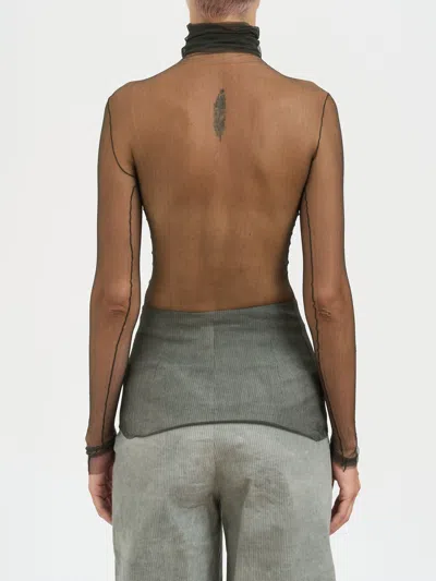 Cortana Silk Tulle Cisne Top