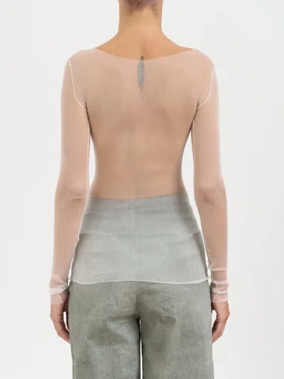 Cortana Silk Tulle Top
