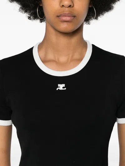 Courrèges Tops In Black