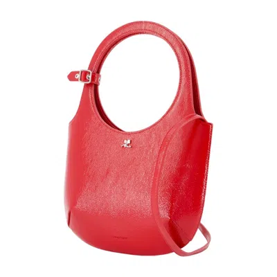 Courrèges Courregès Holy Purse In Red