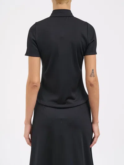 Courrèges Interlock Zipped Top In Black