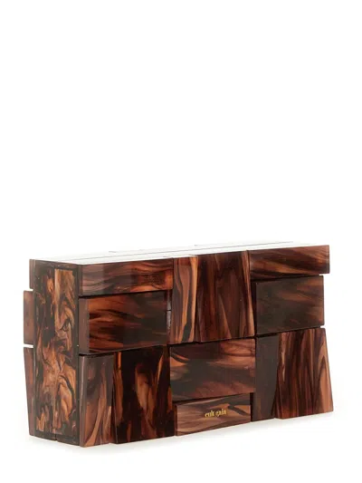 Cult Gaia Birkenstock Khaki Eva Clogs Non-slip For Indoor And Outdoor Use In Brown