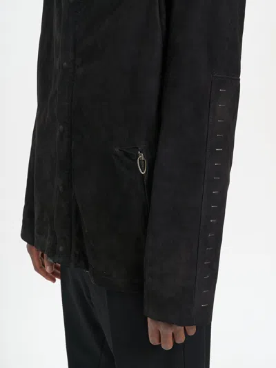 Daniele Basta Leather Ararat Jacket In Black