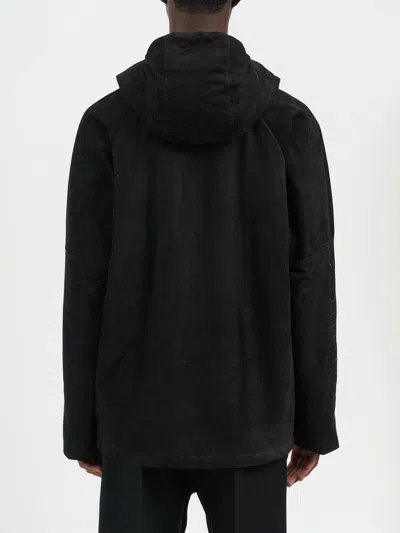 Daniele Basta Leather Ararat Jacket In Black