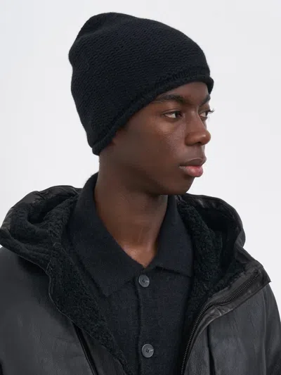 Devoa Cashmere Beanie In Blue