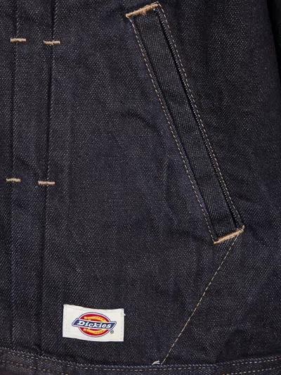 Dickies Buttoned Denim Jacket In Blue
