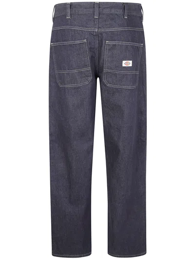 Dickies Denim Patch Jeans In Blue