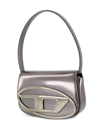 Diesel 1 Dr Shoulder Bag In Gray