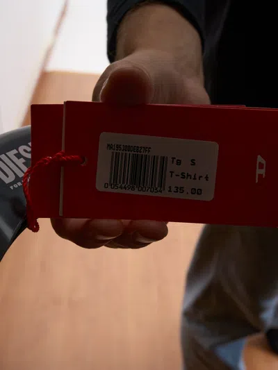 Diesel Off-white T-ele T-shirt In Neutral