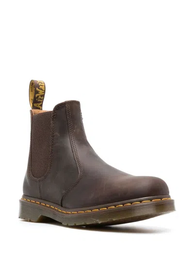 Dr. Martens 2976 Ys Chelsea Boots In Brown