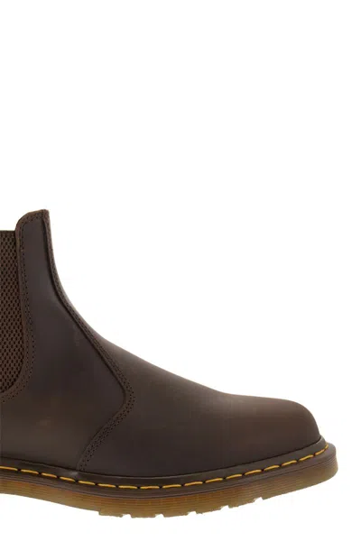 Dr. Martens 2976 Ys Chelsea Boots In Brown
