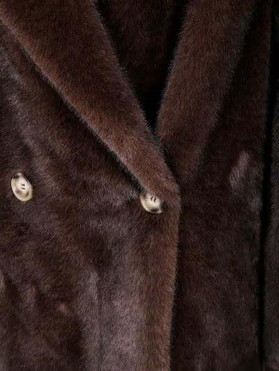 Drhope Fake Fur Coat In Red