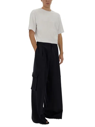 Dries Van Noten Cargo Pants In Blue