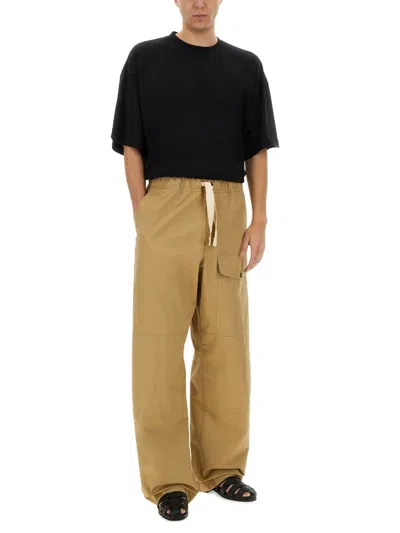 Dries Van Noten Wide Leg Trousers Pannoch In Brown