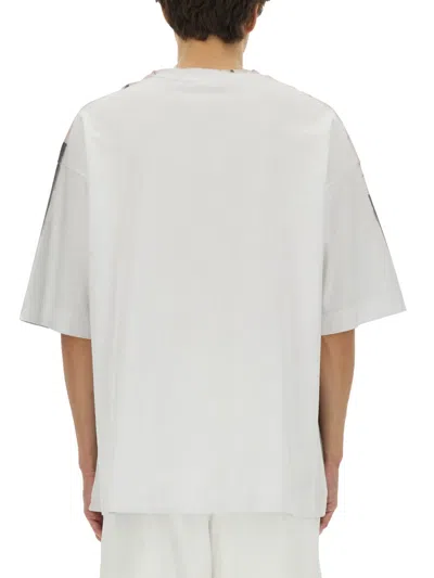 Dries Van Noten Flower-print Oversized T-shirt In Gray