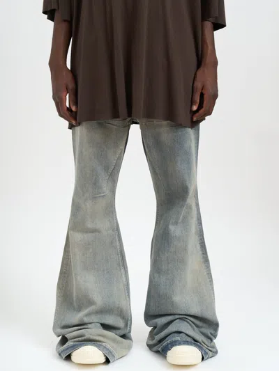 Drkshdw Bolan Bootcut Mineral Pearl Denim Pants In Blue