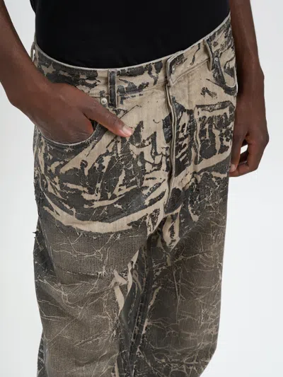 Drkshdw Denim Pants Geth Jeans Black Washed Foil