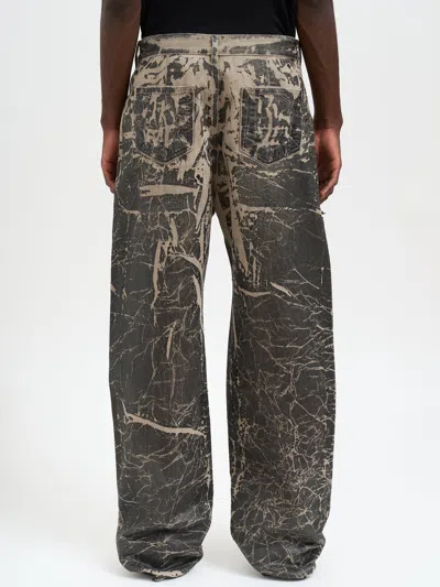 Drkshdw Denim Pants Geth Jeans Black Washed Foil