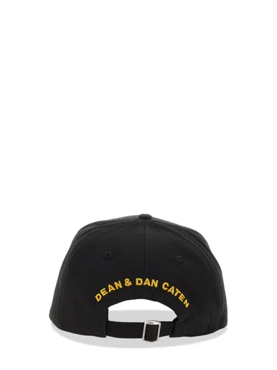 Dsquared2 Cappello Da Baseball In Black