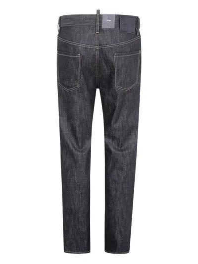 Dsquared2 Belted Contrast Stitched Five-pocket Trousers