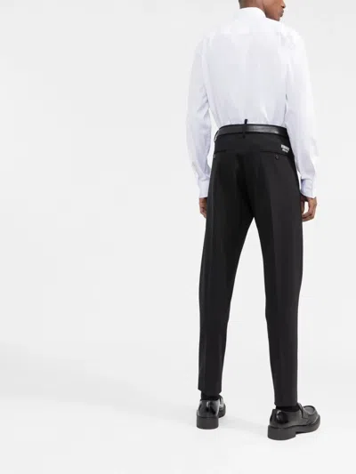 Dsquared2 Stretch Cotton Shirt In White