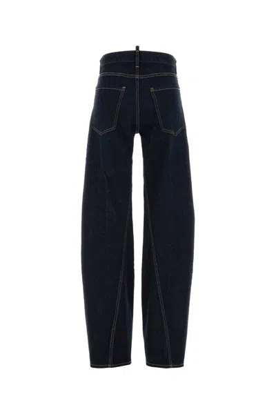 Dsquared2 Dsquared Stretch Denim D2 Twisted Jeans In Blue