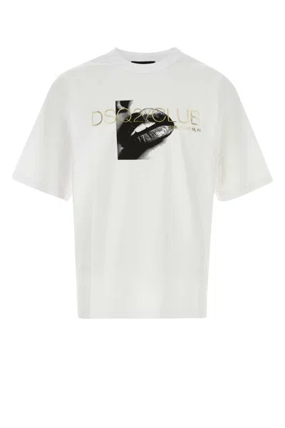 Dsquared2 Dsquared White Cotton T-shirt In White